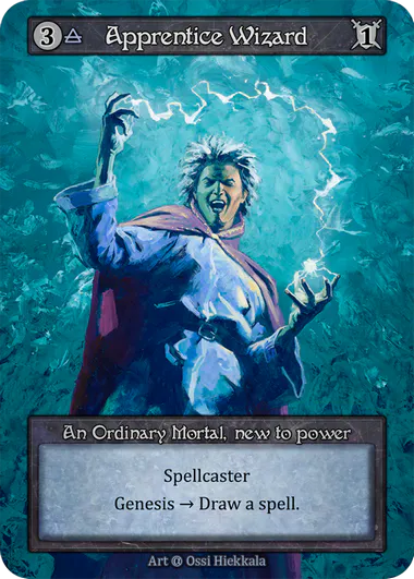 Sorcery Contested Realm - Apprentice Wizard - Alpha non-foil